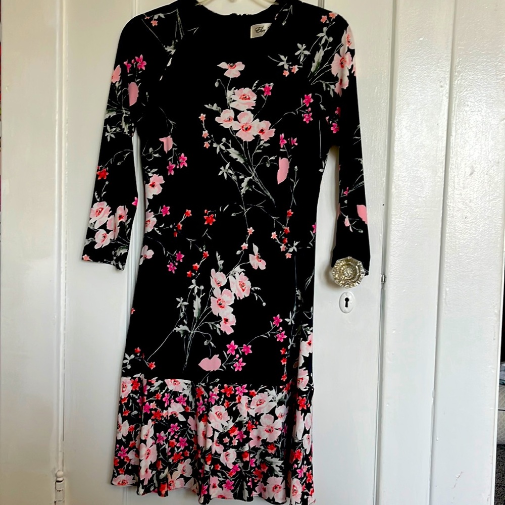 Eliza J floral knee length dress size 2